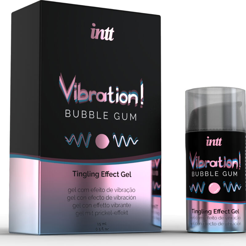 INTT - KRAFTIG INTIMT STIMULANT VÆSKE VIBRERING GUM GUM 15ML