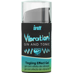 INTT - KRAFTIG INTIM STIMULANT VÆSKE VIBRATOR GEL GIN & TONIC 15ML