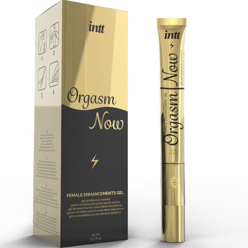 INTT LUBRICANTS - INTENS VAGINAL STIMULERENDE GEL MED VIBRATORAPPLIKATOR