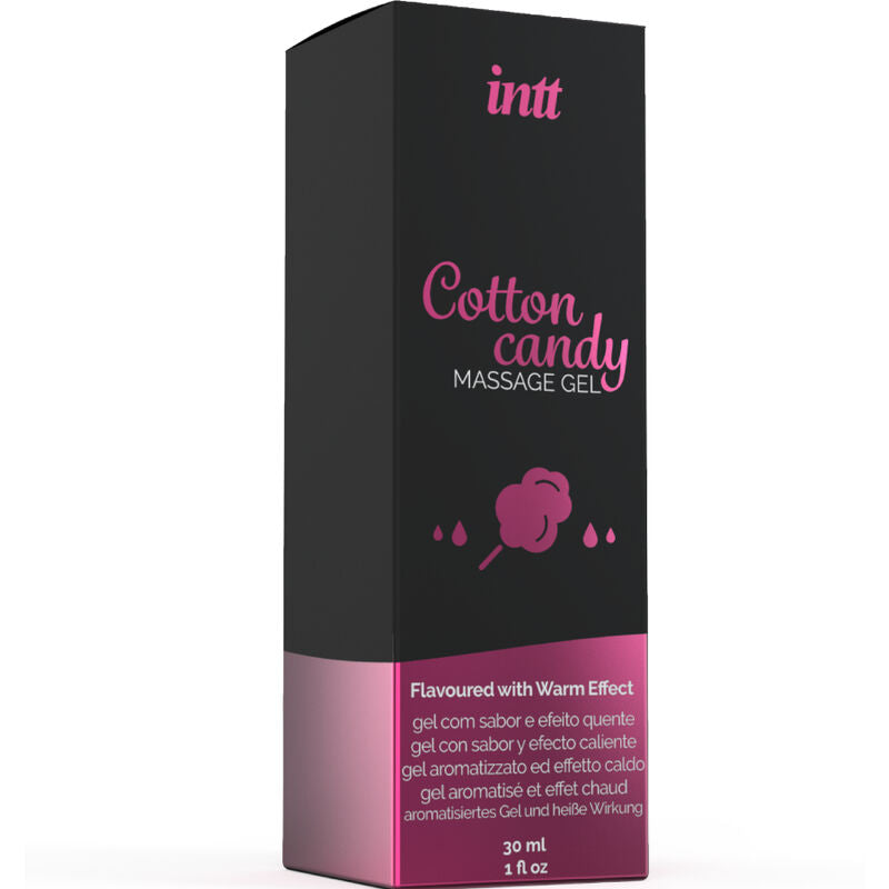 INTT MASSAGE & ORAL SEX - MASSAGEGEL MED CANDYFLOMSMAG OG VARMEEFFEKT