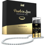 INTT MASSAGE & ORAL SEX - PERLER FORELSKET MED PERLEHALSKÆDE OG SILIKONE GEL