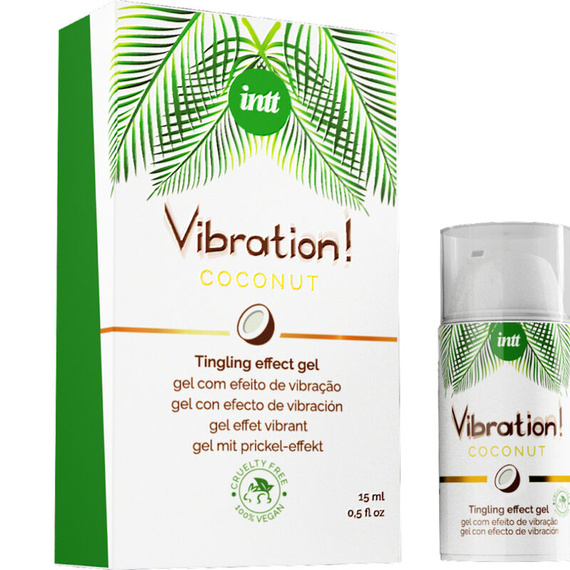 INTT - VIBRATIONSGEL KRAFTFULD STIMULANT VEGANSK VÆSKEVIBRATOR