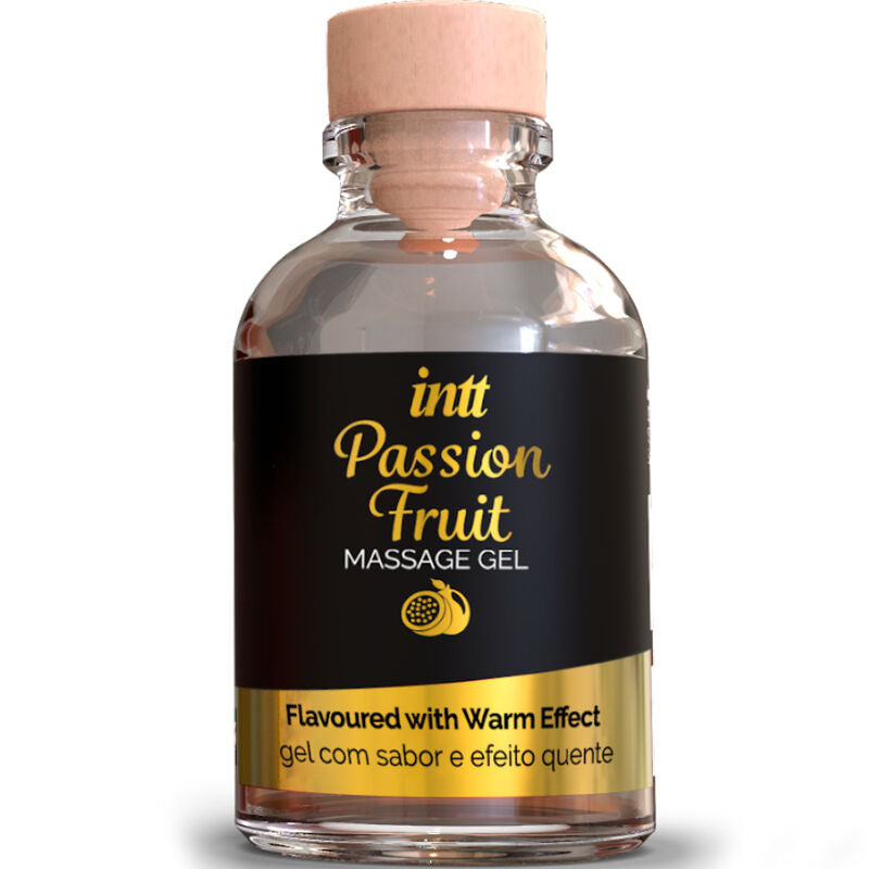 INTT MASSAGE & ORAL SEX - MASSAGEGEL MED PASSIONSFRUGTSMAG MED VARMEEFFEKT