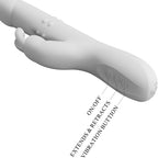 PRETTY LOVE - REESE VIBRATOR MED SØLV ROTATION