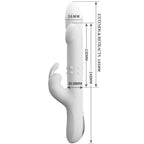 PRETTY LOVE - REESE VIBRATOR MED SØLV ROTATION