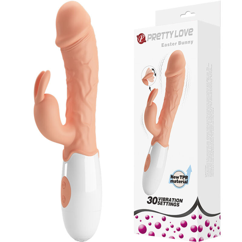 PRETTY LOVE - PÅSKEKARINVIBRATOR MED STIMULATOR