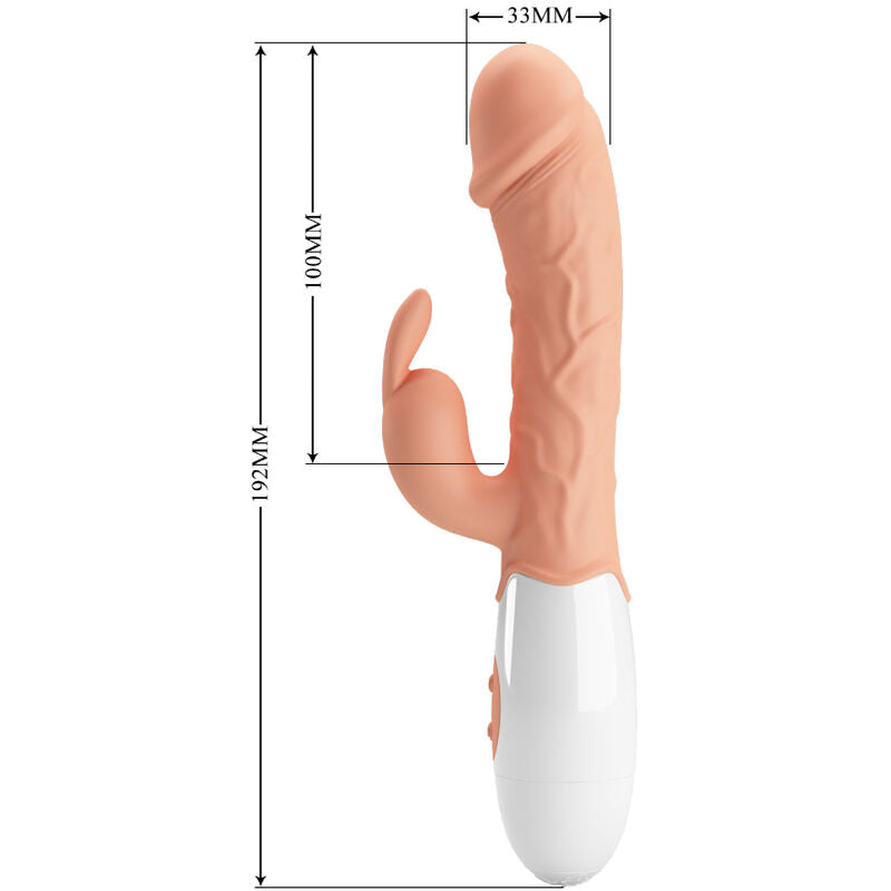 PRETTY LOVE - PÅSKEKARINVIBRATOR MED STIMULATOR