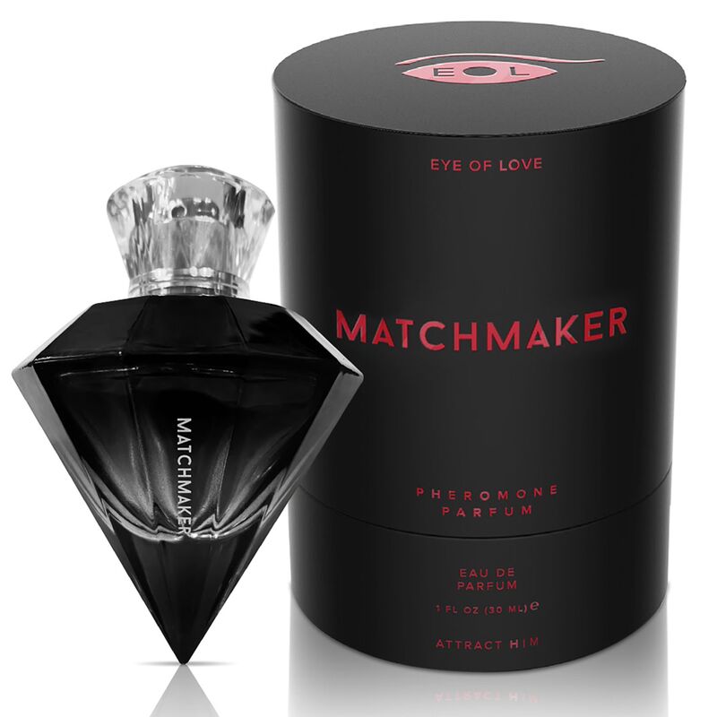 EYE OF LOVE - MATCHMAKER BLACK DIAMOND LGBTQ PARFUME FEROMONER TIL HAM 30 ML