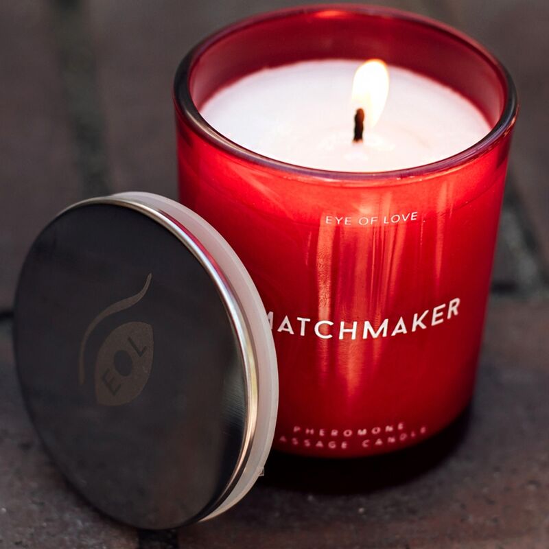 KÆRLIGHEDENS ØJE - MATCHMAKER RØD DIAMANT MASSAGELYS TILTRÆK HAM 150 ML