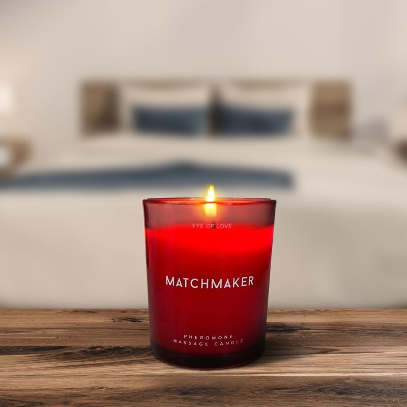 KÆRLIGHEDENS ØJE - MATCHMAKER RØD DIAMANT MASSAGELYS TILTRÆK HAM 150 ML