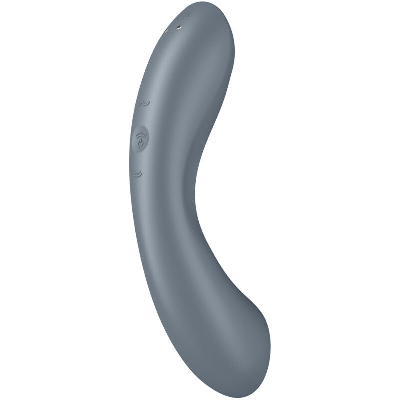 SATISFYER - CURVE TRINITY 1 AIR PULSE VIBRATION GRÅ