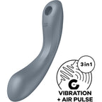 SATISFYER - CURVE TRINITY 1 AIR PULSE VIBRATION GRÅ