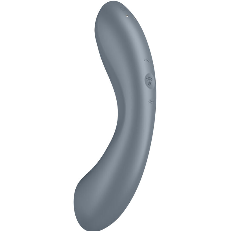 SATISFYER - CURVE TRINITY 1 AIR PULSE VIBRATION GRÅ