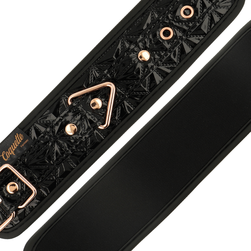 COQUETTE CHIC DESIRE - SORT UDGAVE PREMIUM HÅNDJERN MED NEOPRENFOR