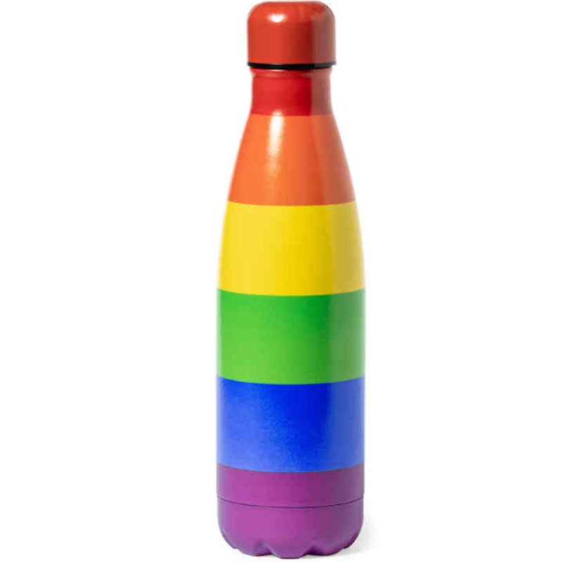 PRIDE - METALLISK VARMTVANDSVARMER MED LGBT-FLAG
