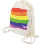 PRIDE - RYGSÆK MED LGBT-FLAG I BOMULD