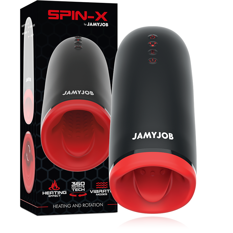JAMYJOB - SPIN-X VARME- OG ROTATIONSMASTURBATOR