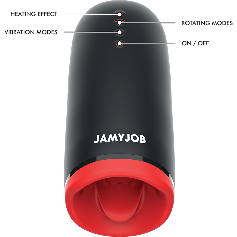 JAMYJOB - SPIN-X VARME- OG ROTATIONSMASTURBATOR