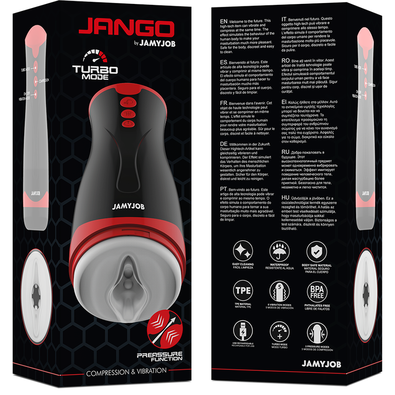 JAMYJOB - JANGO KOMPRESSIONS- OG VIBRATIONSMASTURBATOR
