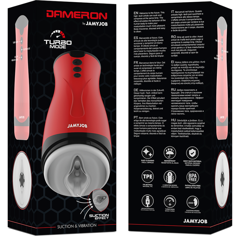 JAMYJOB - DAMERON SUGE- OG VIBRATIONSMASTURBATOR