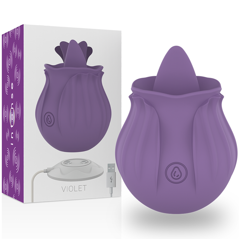 INTENS - VIOLET CL TORIS STIMULATOR 10 VIBRATIONER LILLA