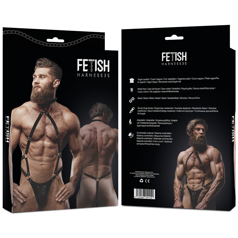 FETISH UNDERSODIG ATTITUDE - HERRE JOCK STRAP SELE I ØKO-LÆDER