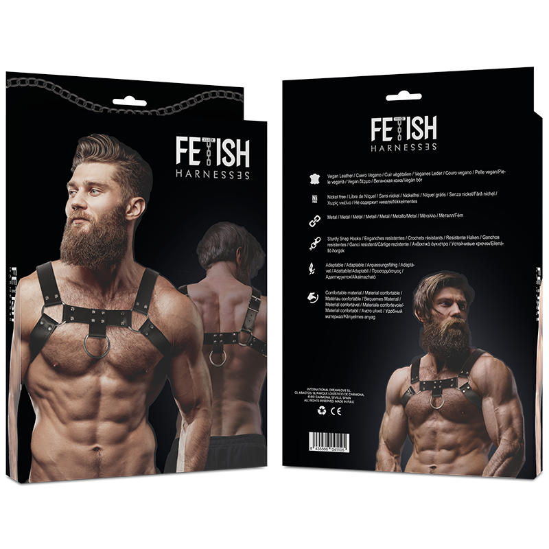 FETISH UNDERSODIG ATTITUDE - HERRE BRYSTSELE I ØKO-LÆDER
