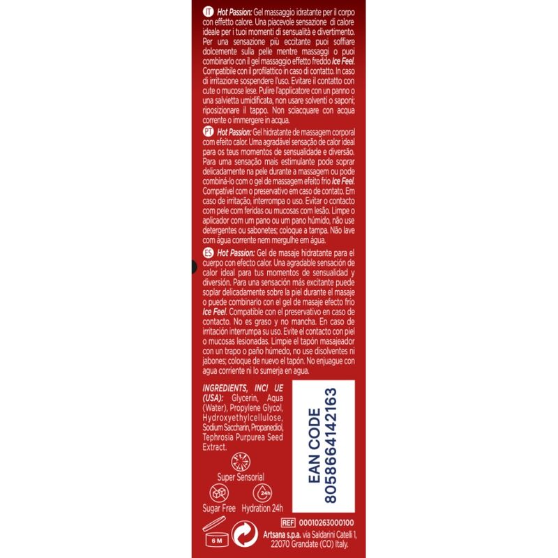 KONTROL - HOT PASSION 3-I-1 GEL 200 ML