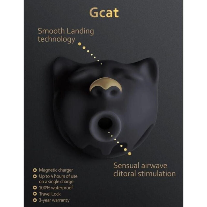 G-VIBE - GCAT MYSTIC KLITORISSUCKER SORT