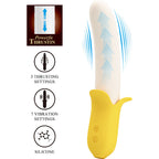 PRETTY LOVE - BANANA GEEK SUPER POWER 7 VIBRATIONER OP&NED SILIKONE SORT