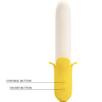 PRETTY LOVE - BANANA GEEK SUPER POWER 7 VIBRATIONER OP&NED SILIKONE SORT