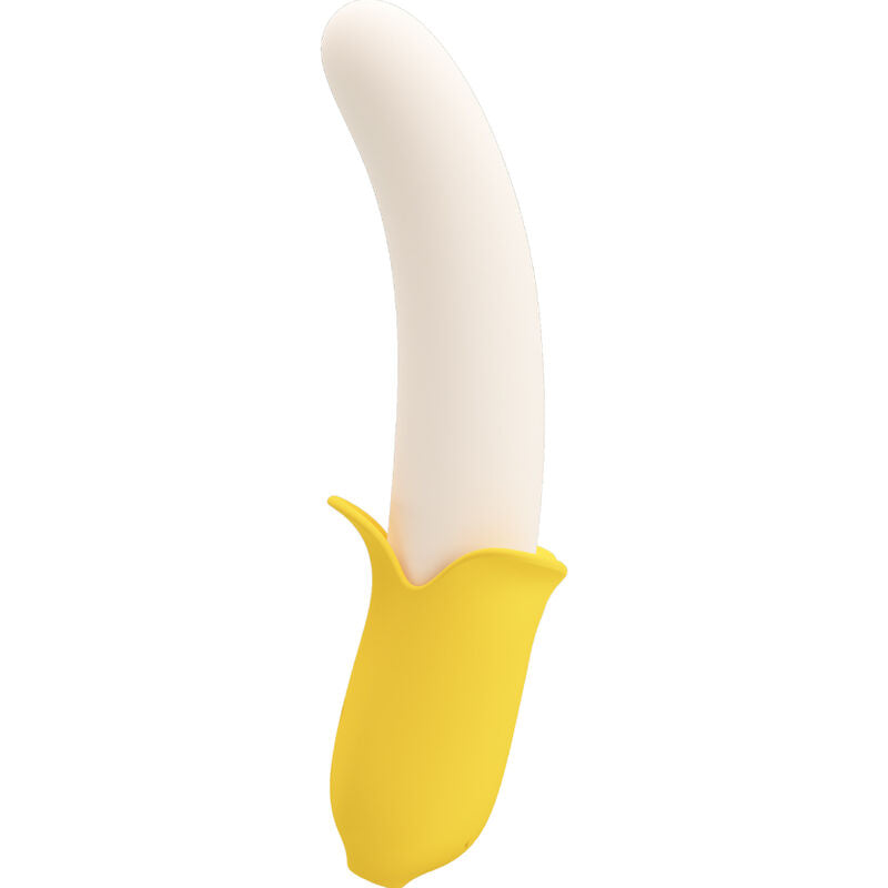 PRETTY LOVE - BANANA GEEK SUPER POWER 7 VIBRATIONER OP&NED SILIKONE SORT