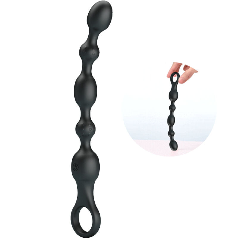 PRETTY LOVE - VAN ANAL BALLS 10 VIBRATIONER GENOPLADELIG SILIKONE