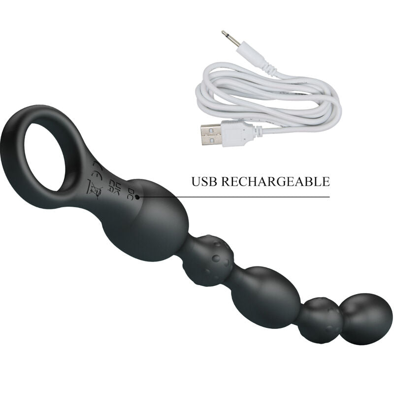PRETTY LOVE - VAN ANAL BALLS 10 VIBRATIONER GENOPLADELIG SILIKONE