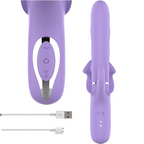 INTENSE - BILLIE MULTIFUNKTIONEL GENOPLADELIG SUGEVIBRATOR MED LILLA TRYKKNAP