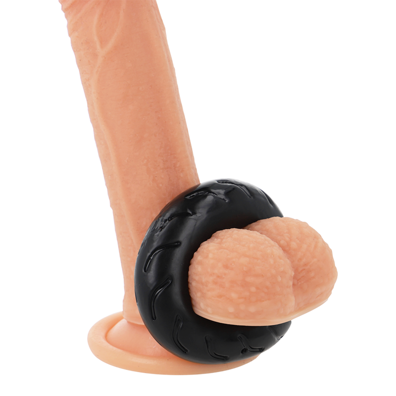POWERING - SUPER FLEKSIBEL OG MODSTANDSDYGTIG PENISRING 5CM PR08 SORT