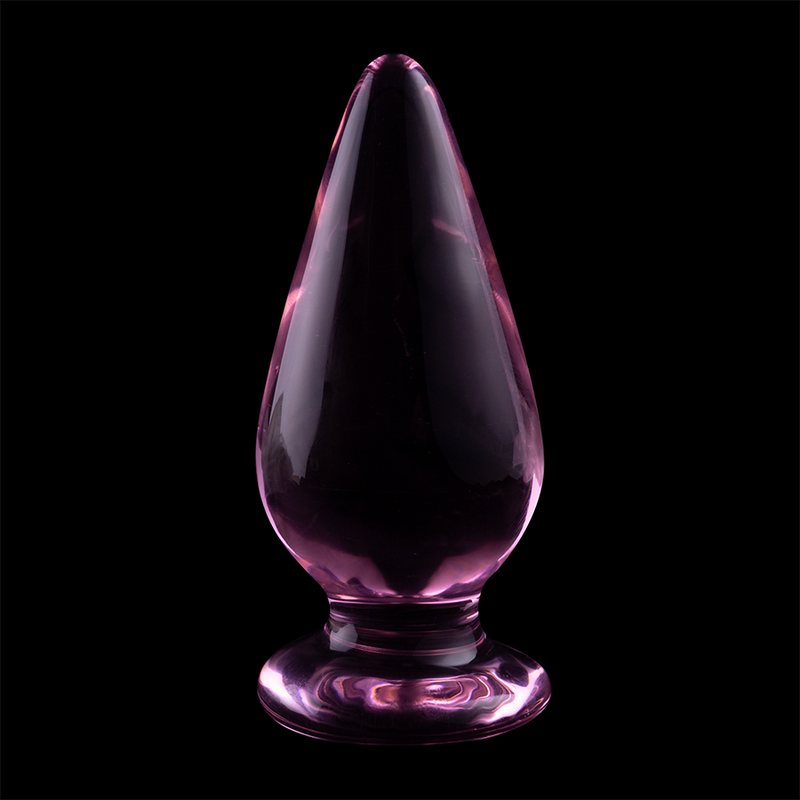 NEBULA-SERIEN AF IBIZA - MODEL 4 ANALPLUG BOROSILIKATGLAS PINK 11 CM -O- 5 CM