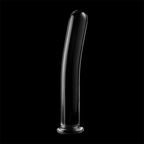 NEBULA-SERIEN FRA IBIZA - MODEL 8 DILDO BOROSILIKATGLAS KLAR 14,5 CM -O- 2 CM