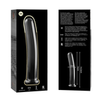 NEBULA-SERIEN FRA IBIZA - MODEL 8 DILDO BOROSILIKATGLAS KLAR 14,5 CM -O- 2 CM