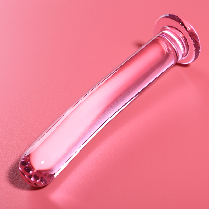 NEBULA-SERIEN FRA IBIZA - MODEL 8 DILDO BOROSILIKATGLAS PINK 14,5 CM -O- 2 CM