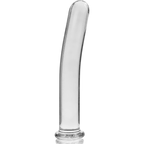 NEBULA-SERIEN FRA IBIZA - MODEL 9 DILDO BOROSILIKATGLAS KLAR 15,5 CM -O- 2,5 CM