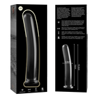 NEBULA-SERIEN FRA IBIZA - MODEL 9 DILDO BOROSILIKATGLAS KLAR 15,5 CM -O- 2,5 CM