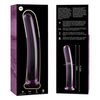 NEBULA-SERIEN FRA IBIZA - MODEL 9 DILDO BOROSILIKATGLAS PINK 15,5 CM -O- 2,5 CM