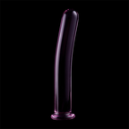 NEBULA-SERIEN FRA IBIZA - MODEL 9 DILDO BOROSILIKATGLAS PINK 15,5 CM -O- 2,5 CM