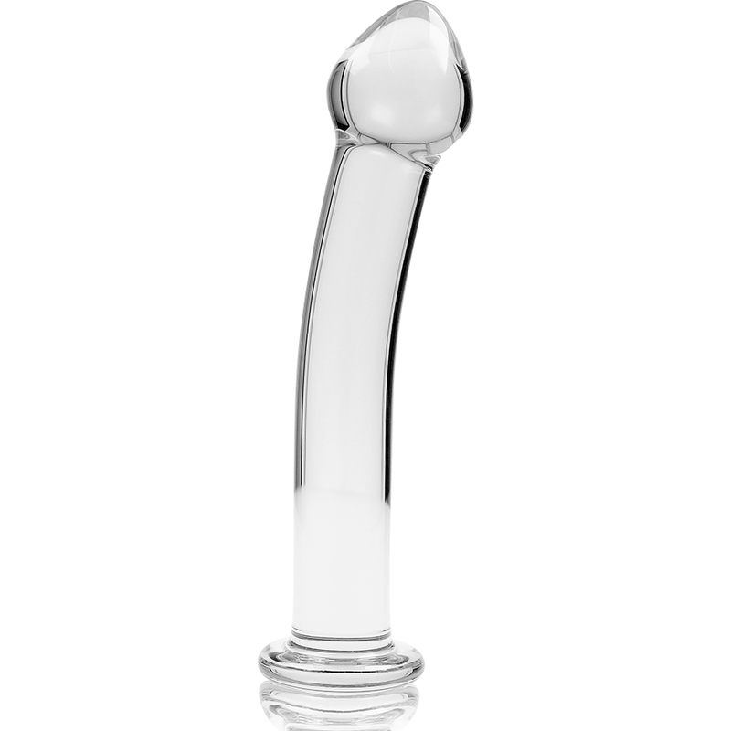 NEBULA-SERIEN FRA IBIZA - MODEL 11 DILDO BOROSILIKATGLAS KLAR 16 CM -O- 3 CM