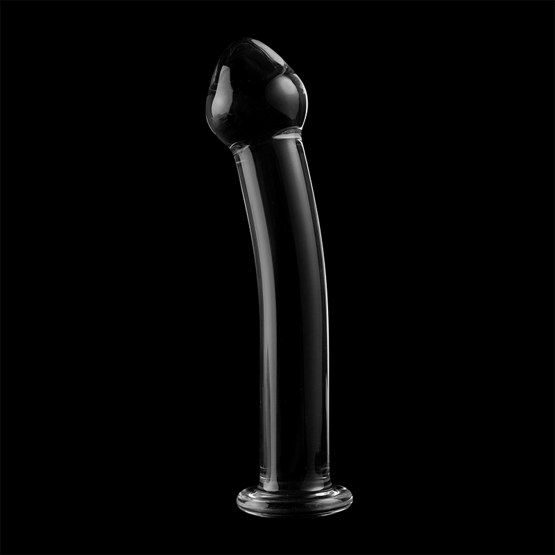 NEBULA-SERIEN FRA IBIZA - MODEL 11 DILDO BOROSILIKATGLAS KLAR 16 CM -O- 3 CM