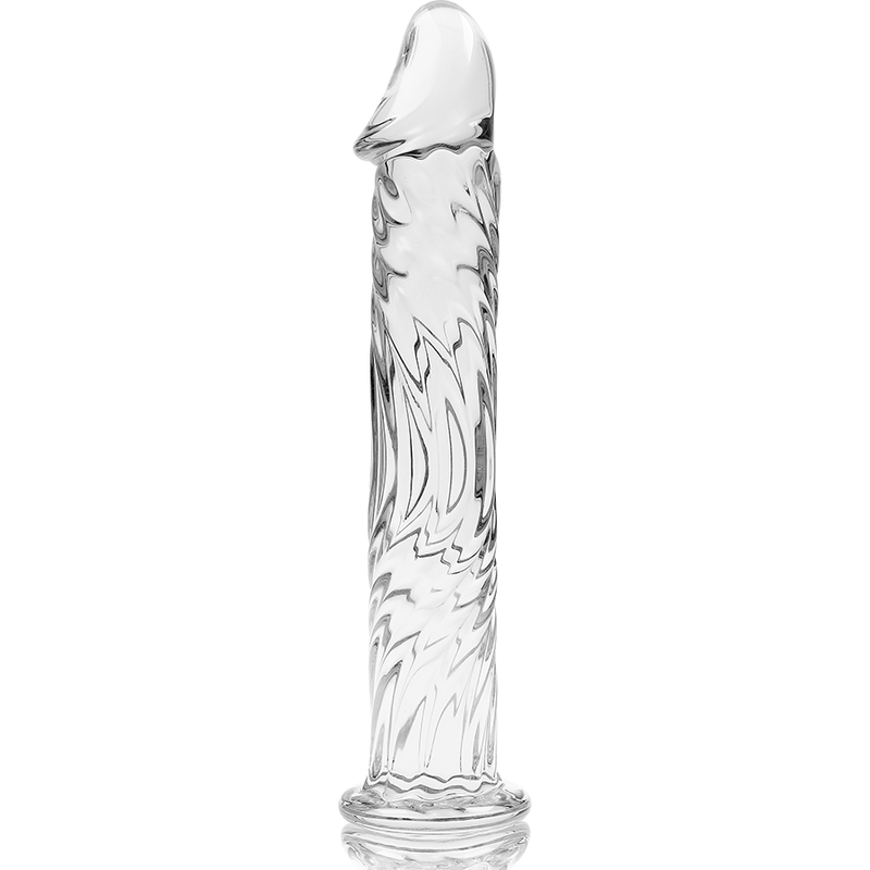 NEBULA-SERIEN FRA IBIZA - MODEL 12 DILDO BOROSILIKATGLAS KLAR 17 CM -O- 3,5 CM