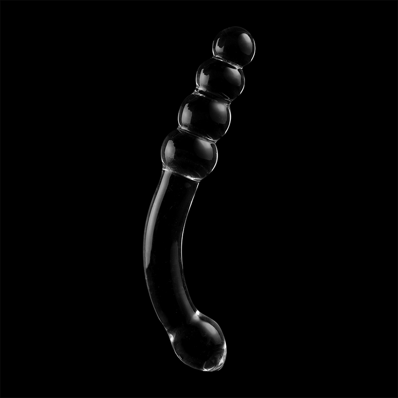 NEBULA-SERIEN FRA IBIZA - MODEL 14 DILDO BOROSILIKATGLAS KLAR 18,5 CM -O- 3 CM