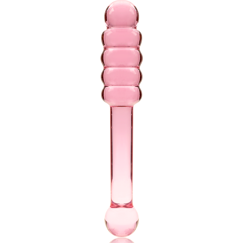 NEBULA-SERIEN FRA IBIZA - MODEL 20 DILDO BOROSILIKATGLAS PINK 20,5 CM -O- 3 CM