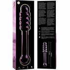 NEBULA-SERIEN FRA IBIZA - MODEL 20 DILDO BOROSILIKATGLAS PINK 20,5 CM -O- 3 CM